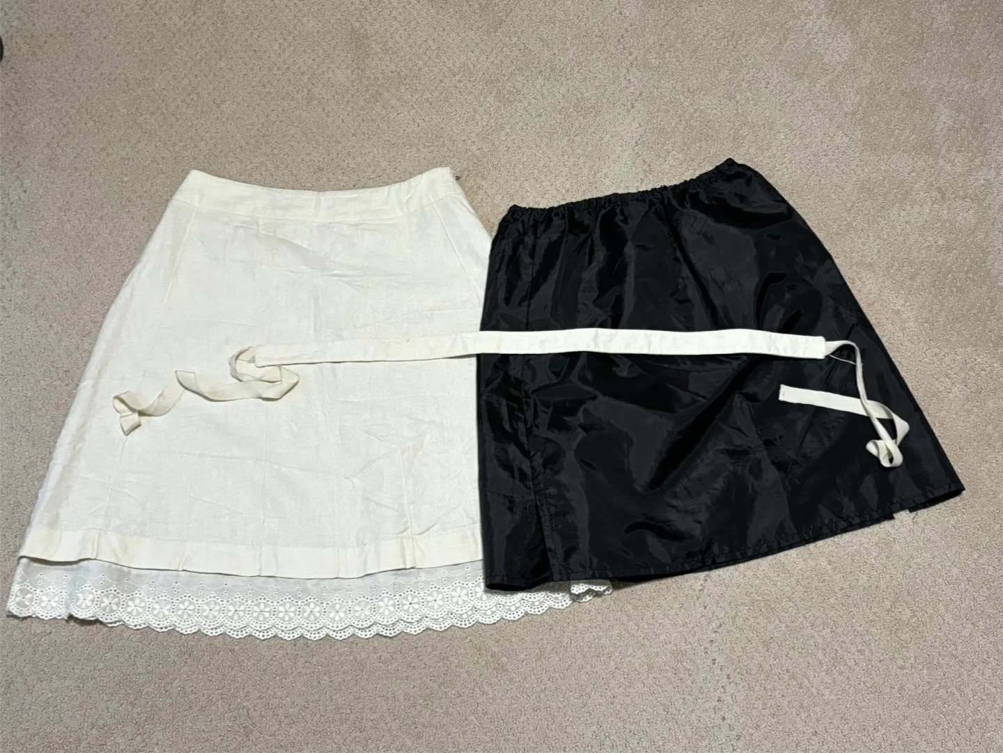 Olive de Olive Skirt -  with detachable lining and ribbon - photo 5