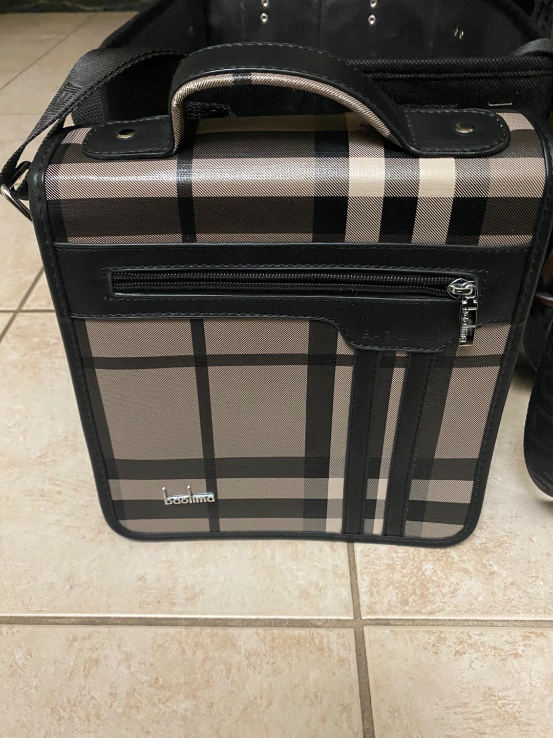Baolima Plaid Shoulder Bag