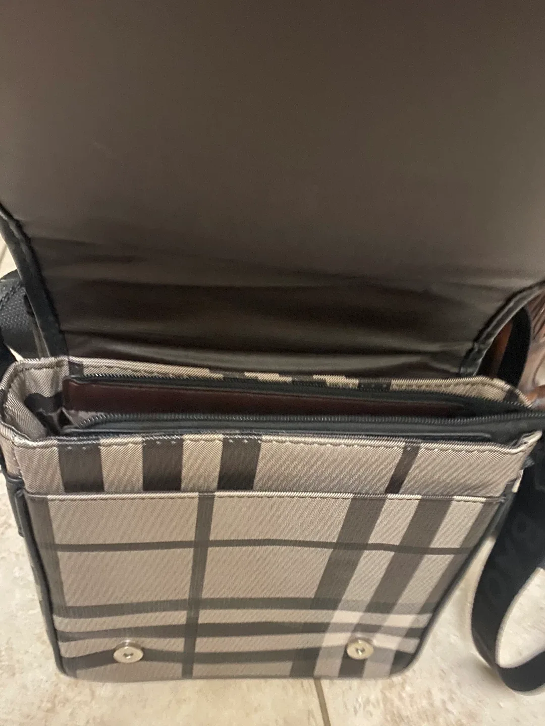 Baolima Plaid Shoulder Bag image indicator(2)
