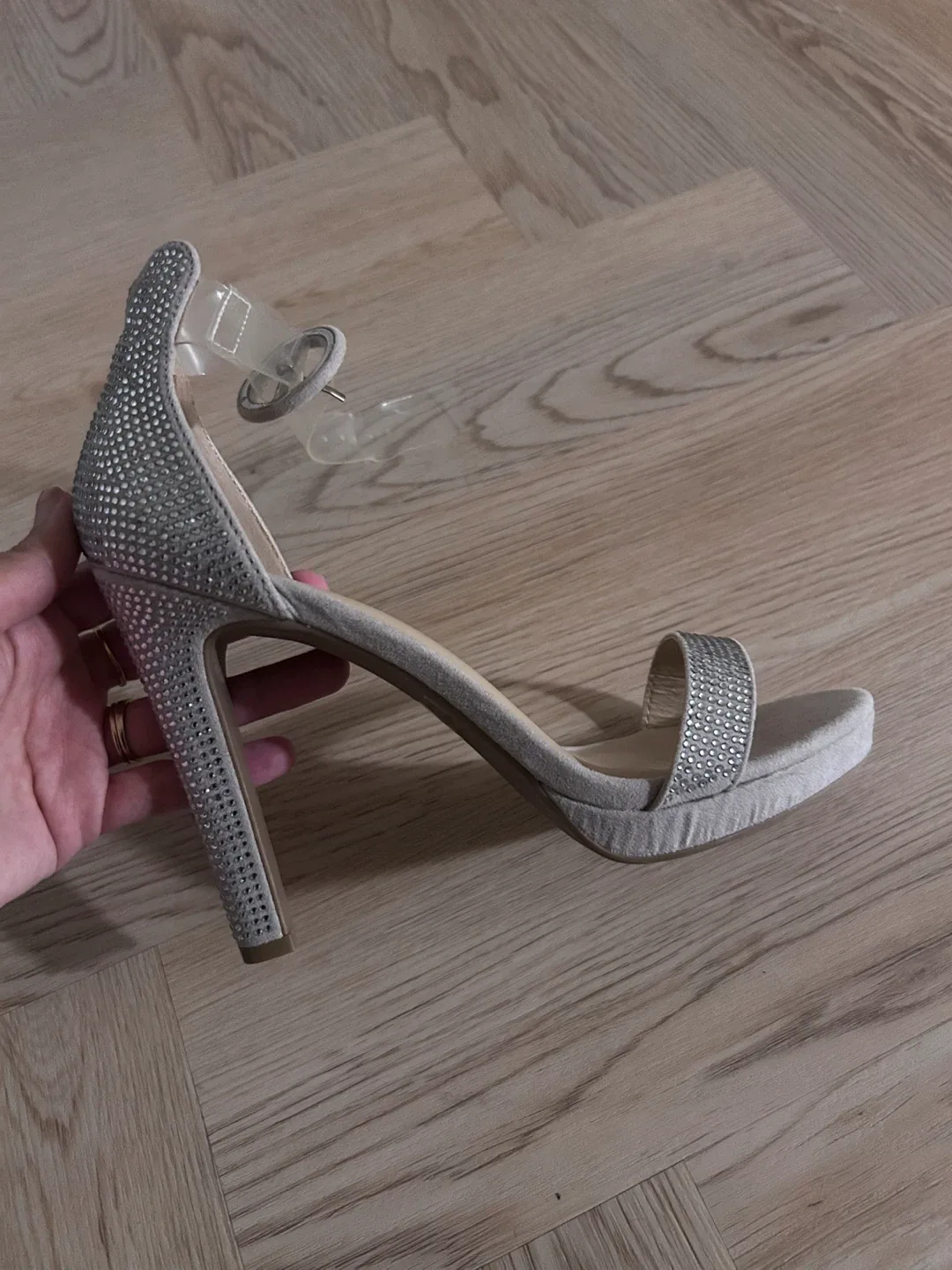 Wild Diva Rhinestone Heels - Size 8 image indicator(7)