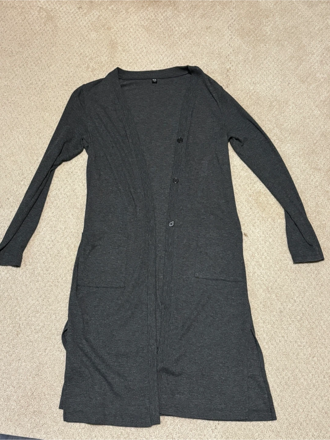 Uniqlo Gray long Cardigan - Size S