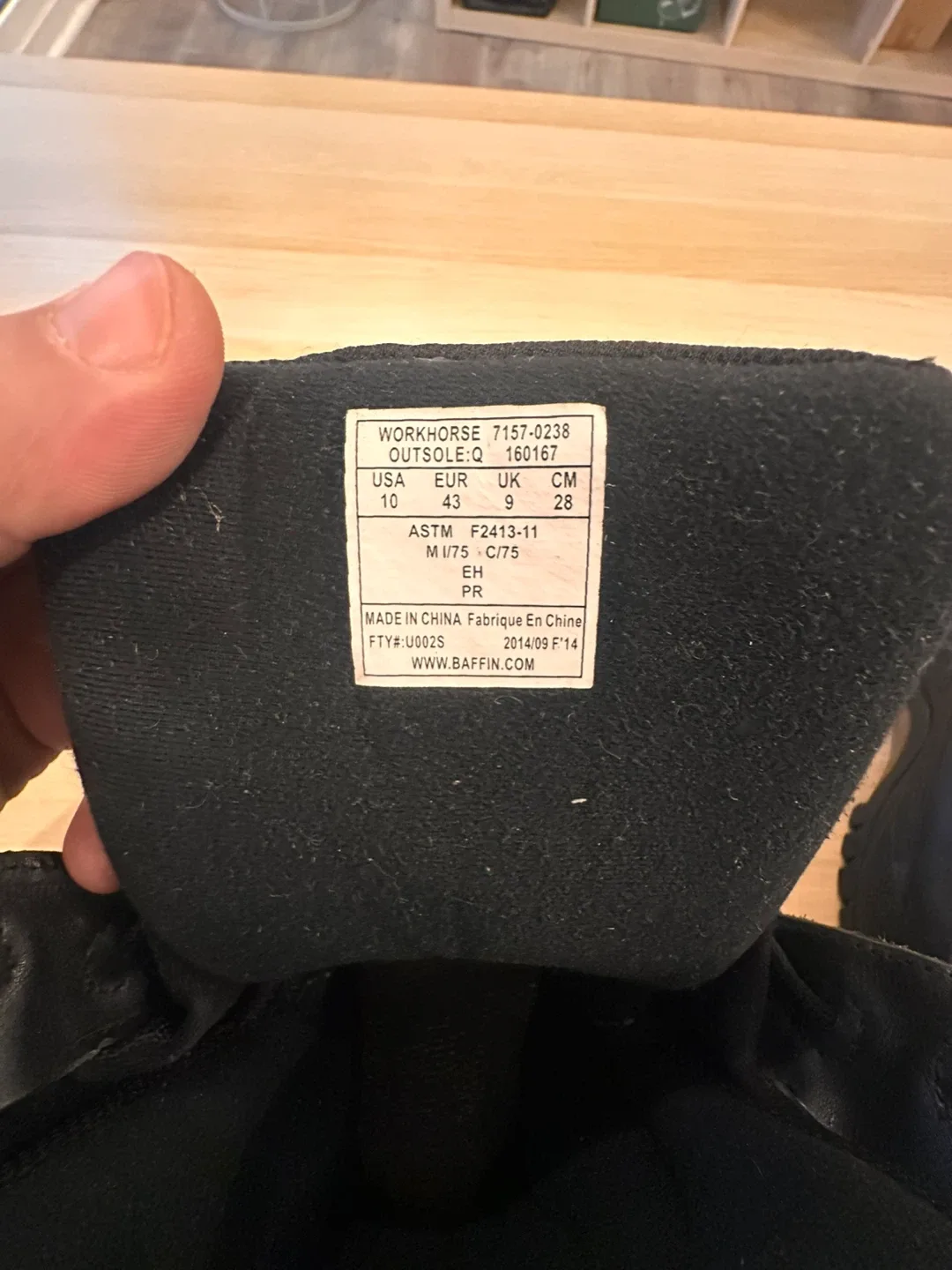 Baffin Workhorse Men's Winter Boots - Size 10 image indicator(5)