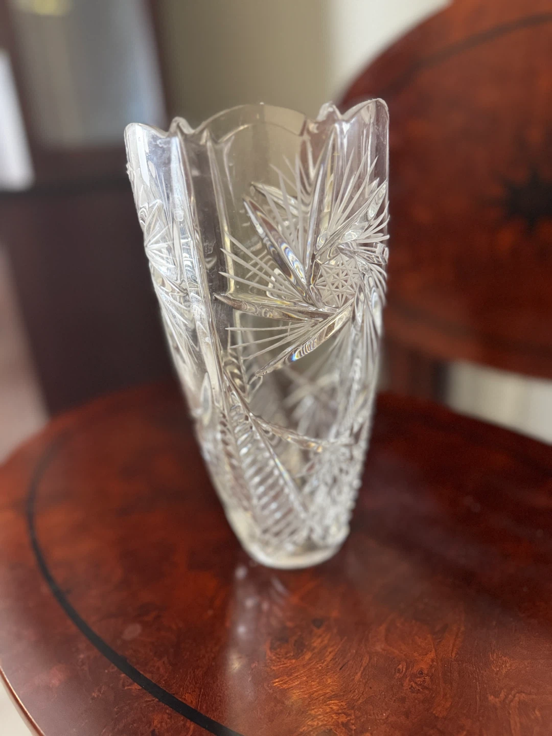 Bohemian Crystal Vase