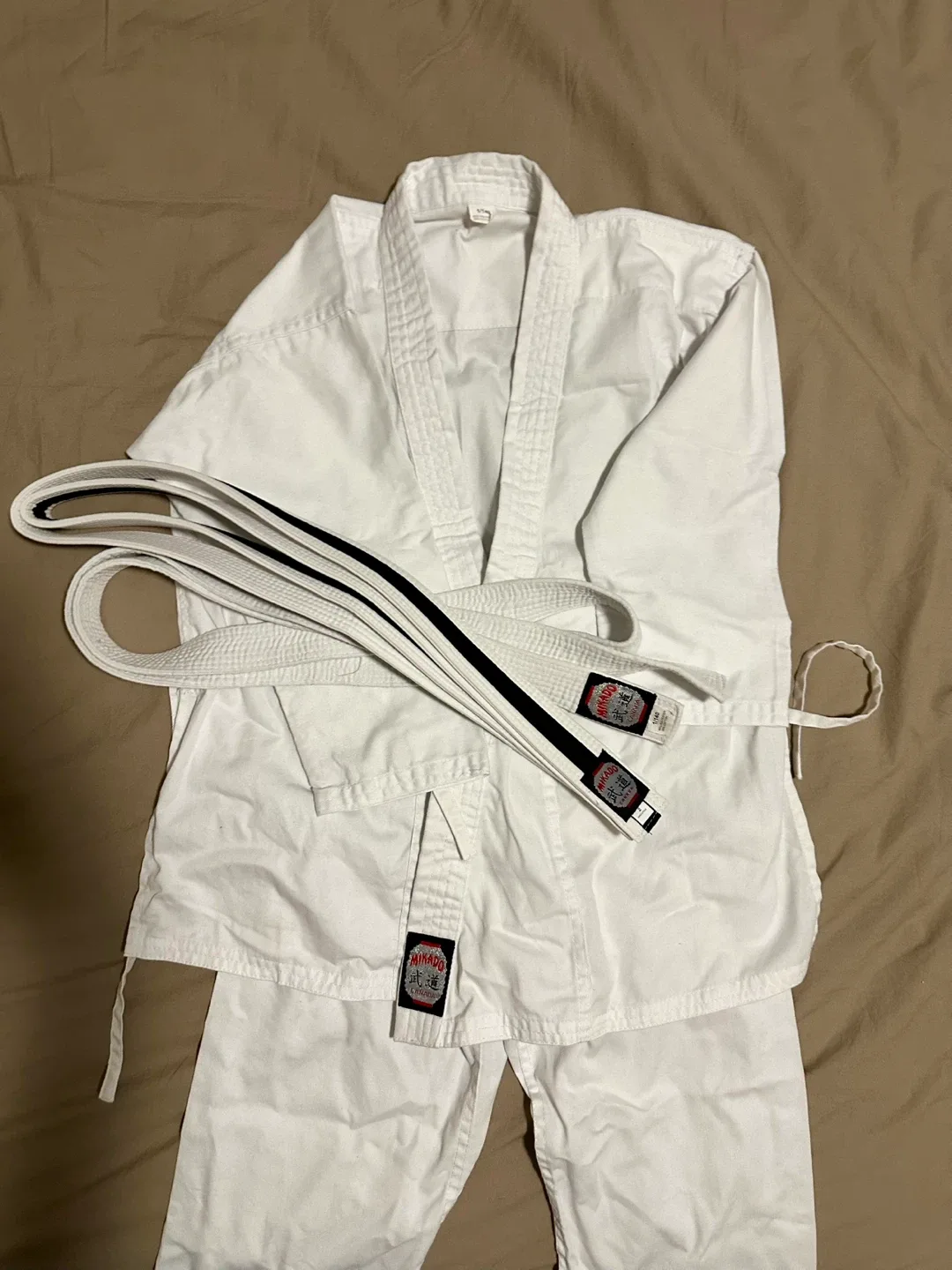Mikado Karate Gi Set - Size 1, 140 White