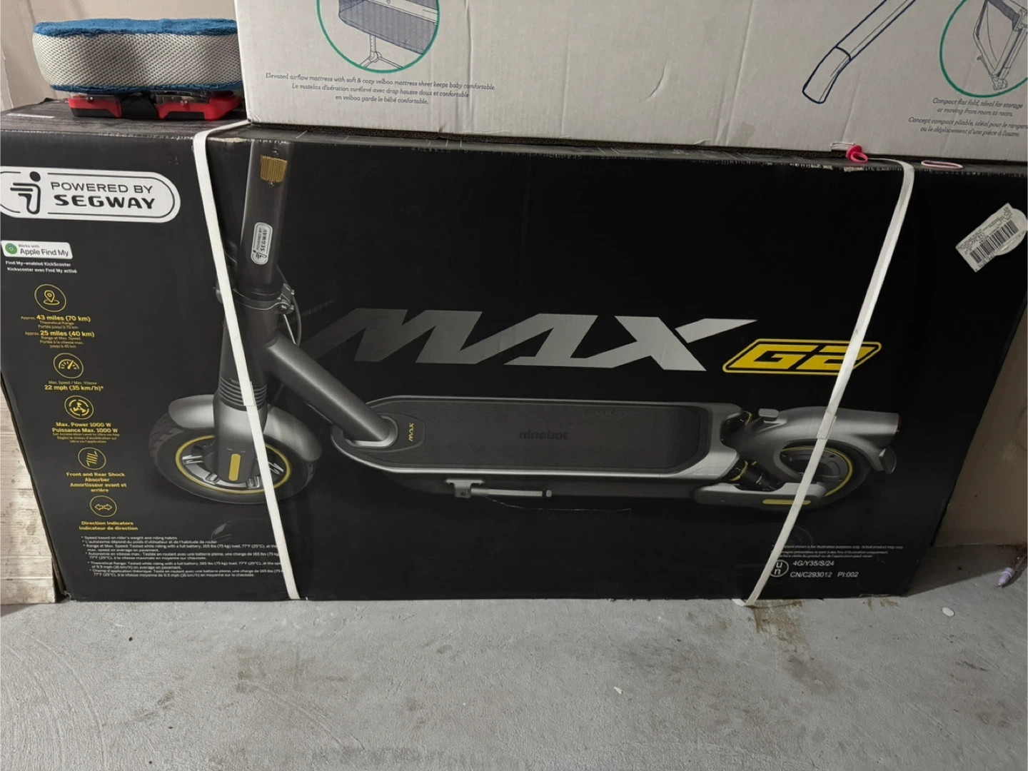 Segway Ninebot Max G2 Electric Scooter - New in Box!