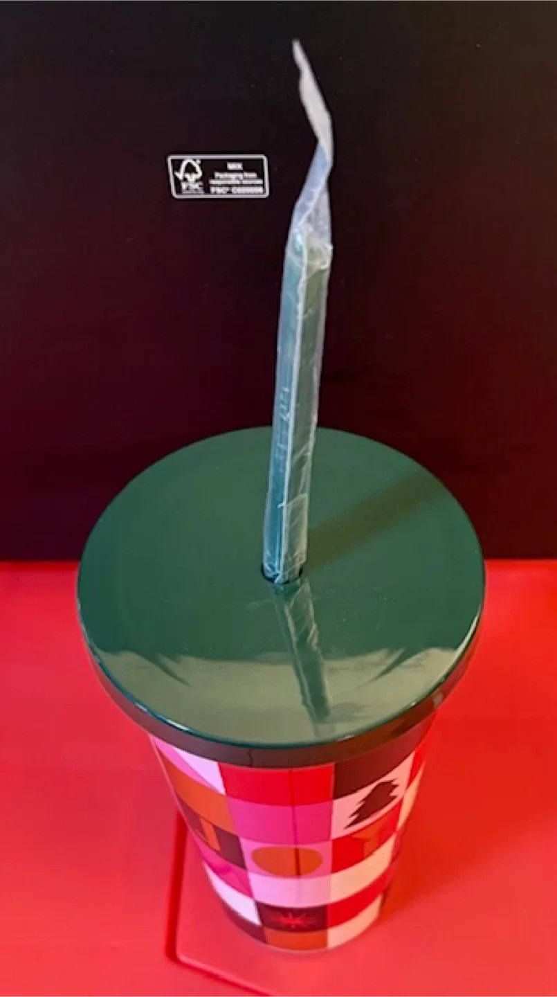 🤩Kate Spade New York Holiday Tumbler with Straw image indicator(2)