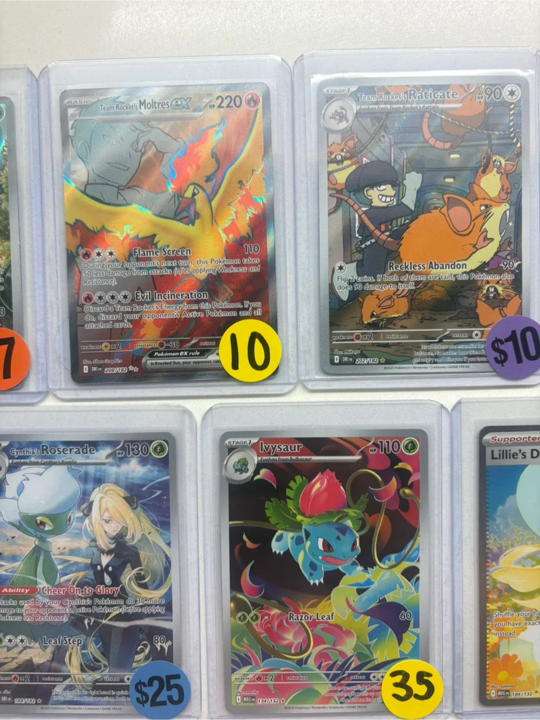 POKEMON CARD SINGLES- PRICES IN PICTURES image indicator(4)