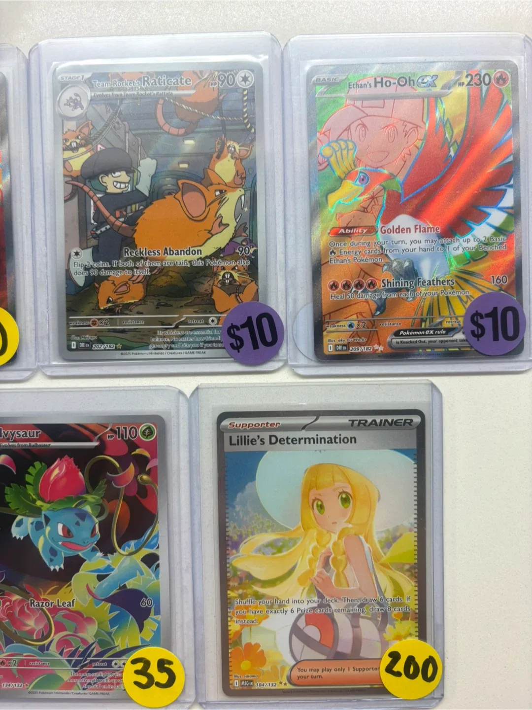 POKEMON CARD SINGLES- PRICES IN PICTURES image indicator(5)