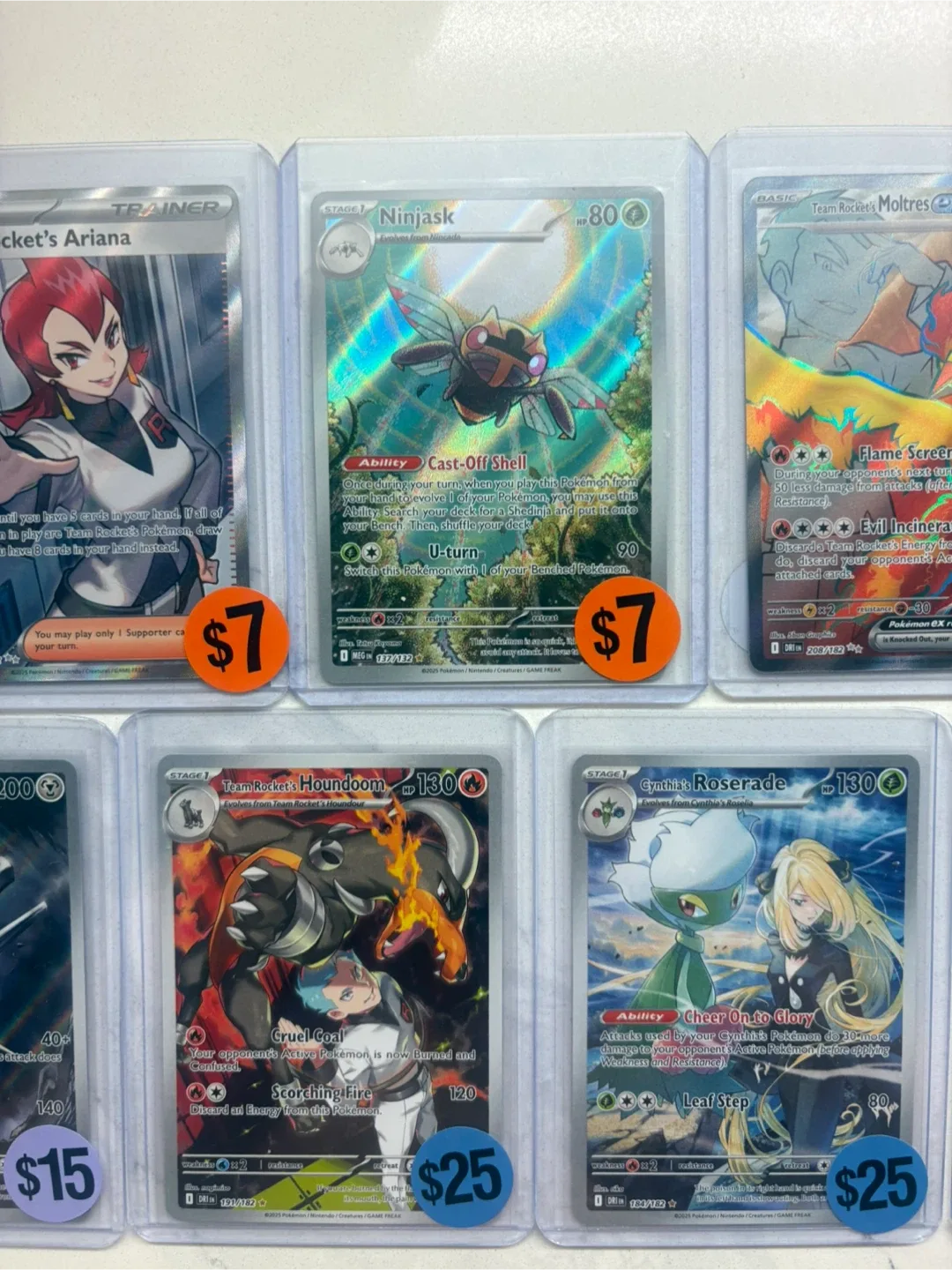 POKEMON CARD SINGLES- PRICES IN PICTURES image indicator(3)