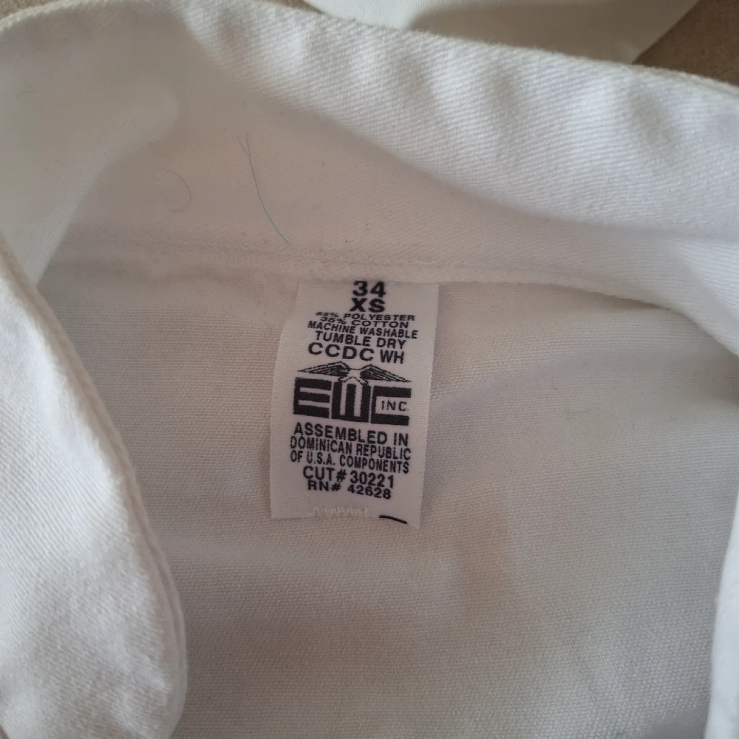 EWC Inc. Chef's Costume- Size XS image indicator(5)