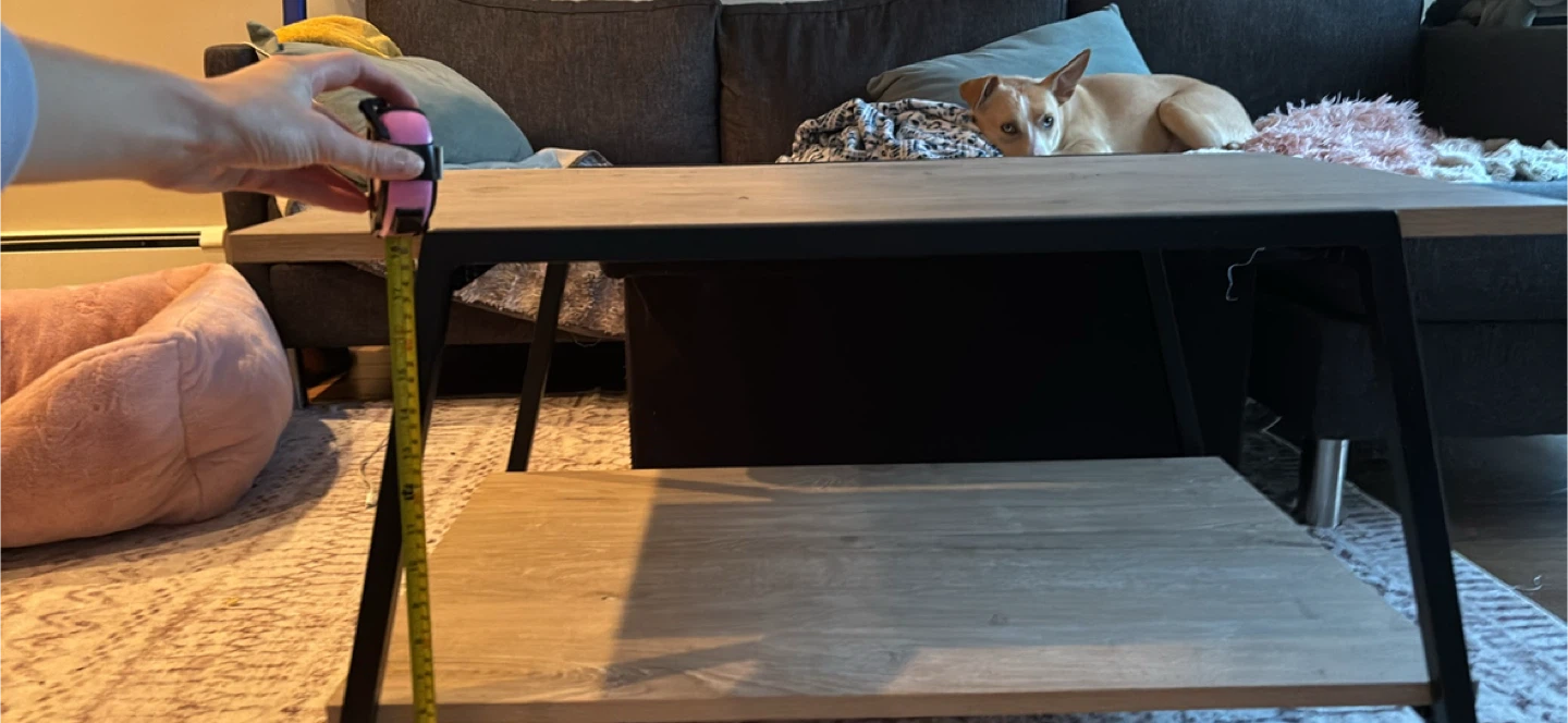 Coffee Table with Shelf - photo 3