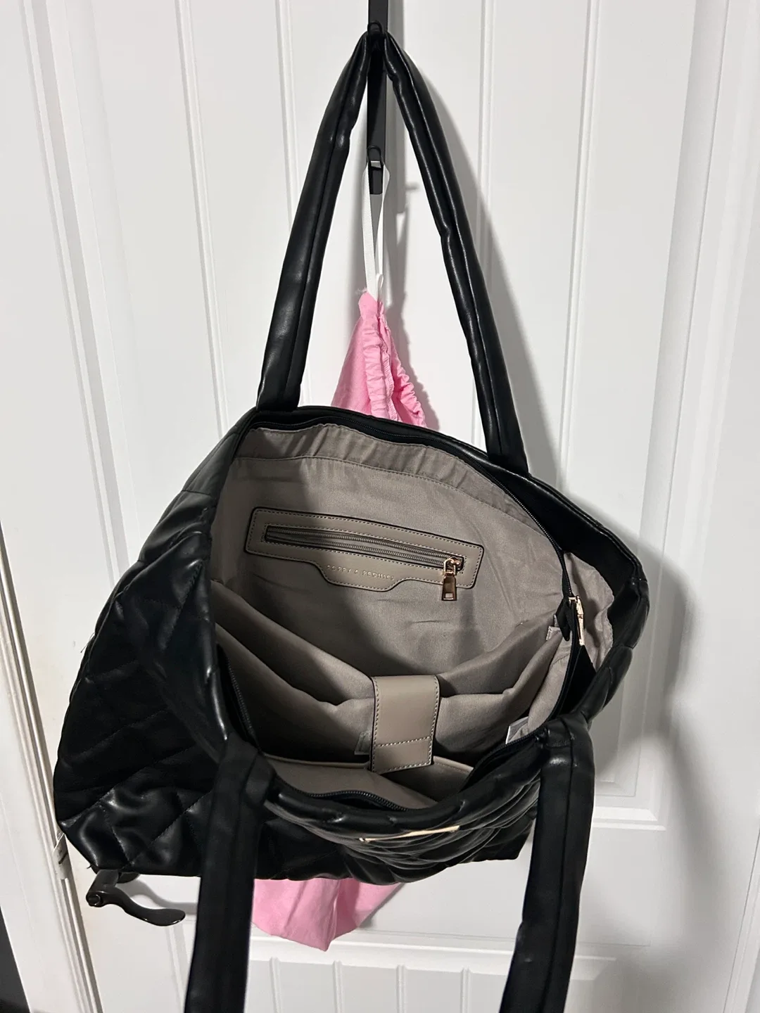 Poppy and peonies tote bag image indicator(2)