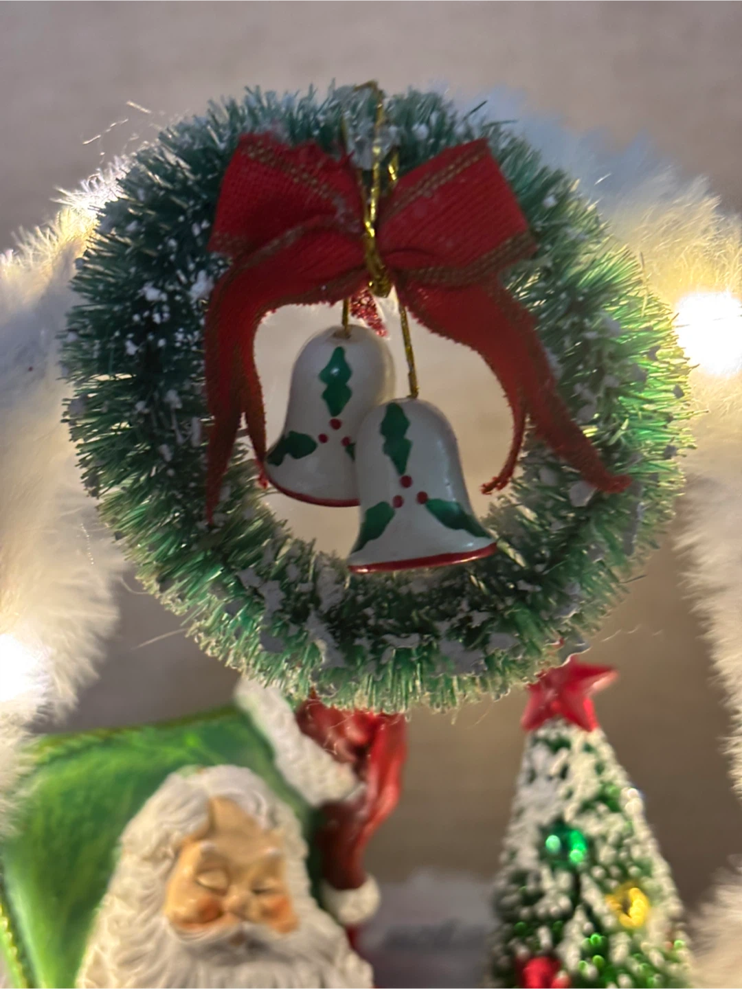 Christmas Santa Figurine with Lights - photo 3