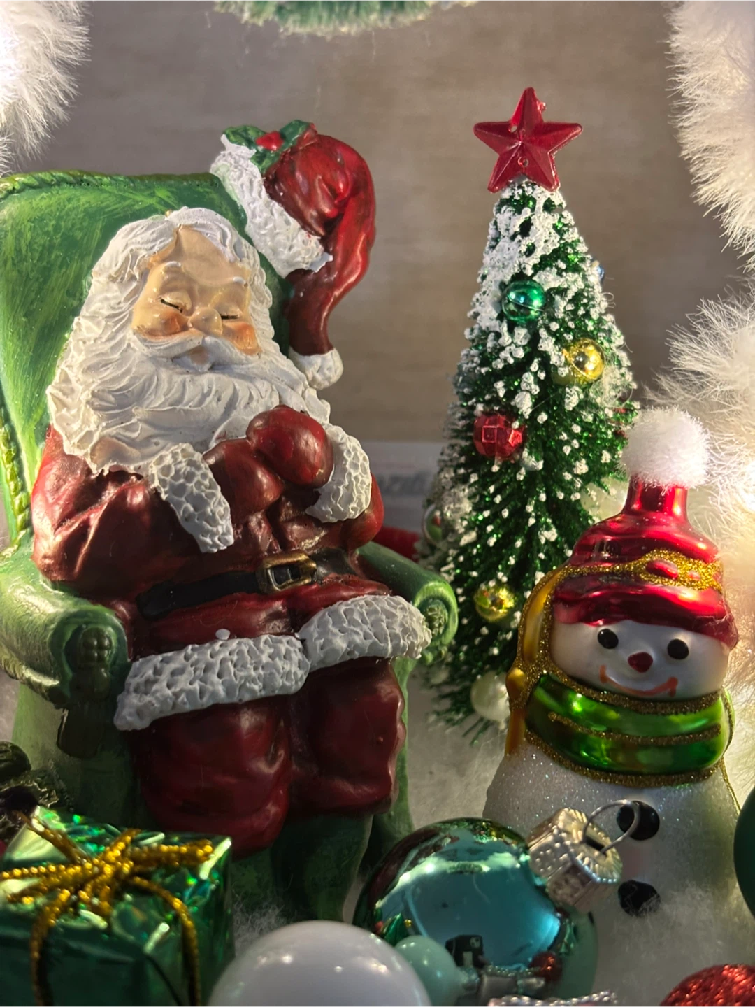 Christmas Santa Figurine with Lights - photo 2