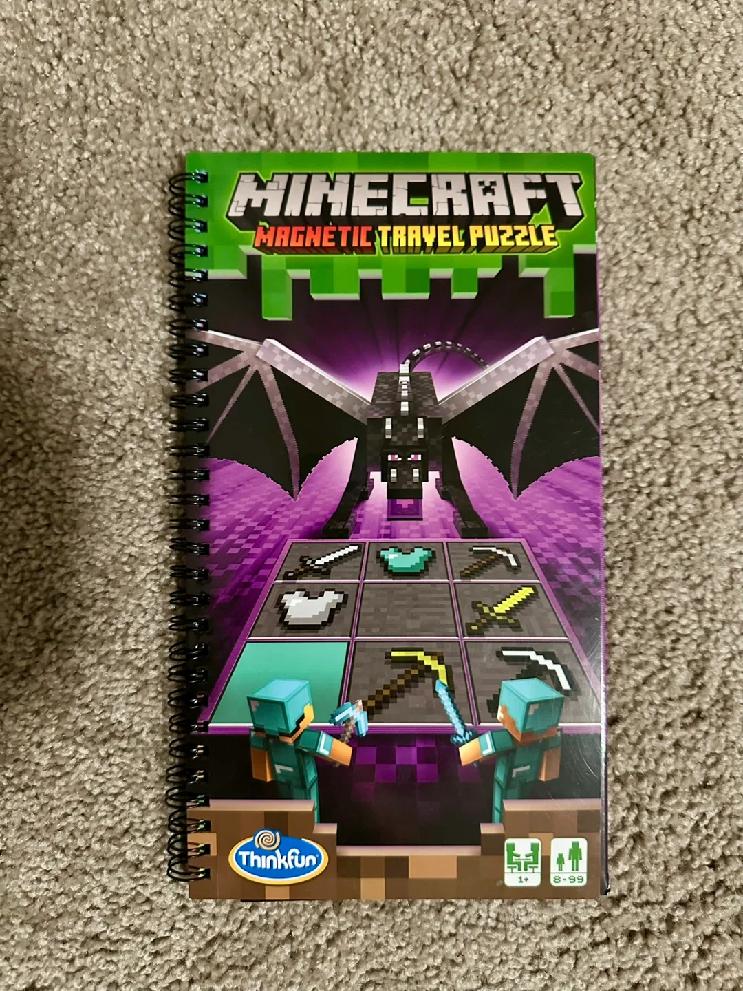 Minecraft Magnetic Travel Puzzle - Thinkfun