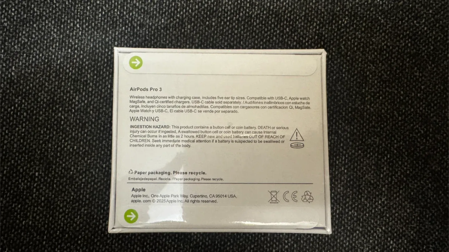 New Apple AirPods Pro 3rd Gen image indicator(2)