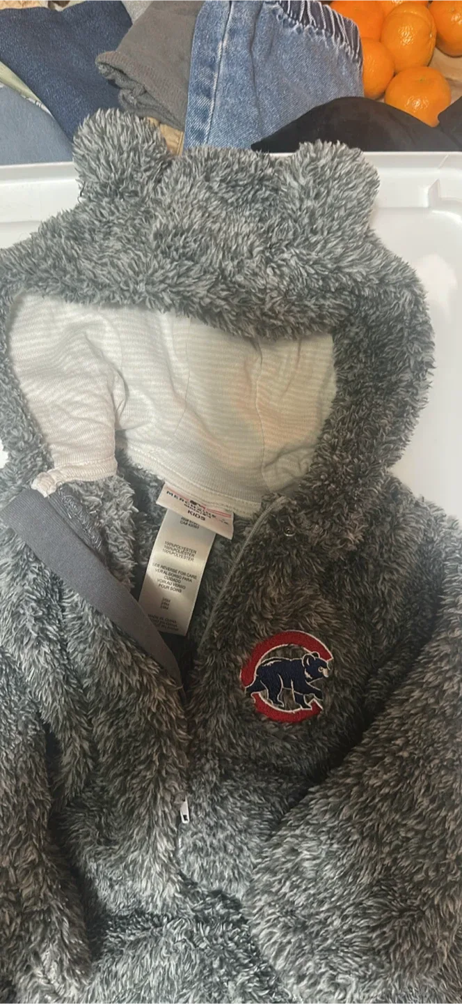 Merona Kids Chicago Cubs Fleece Onesie 3-6M image indicator(2)