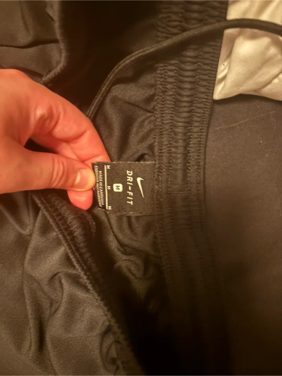 Nike Dri-FIT Black Track Pants - Size M