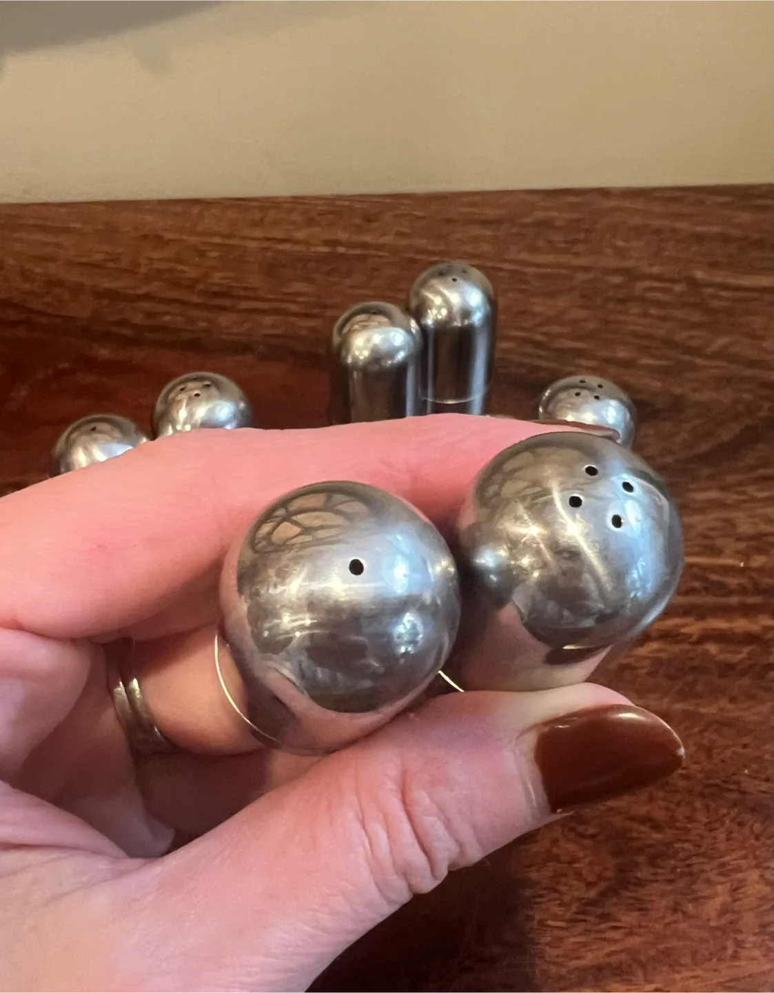 Vintage Individual Salt & Pepper Shakers image indicator(3)