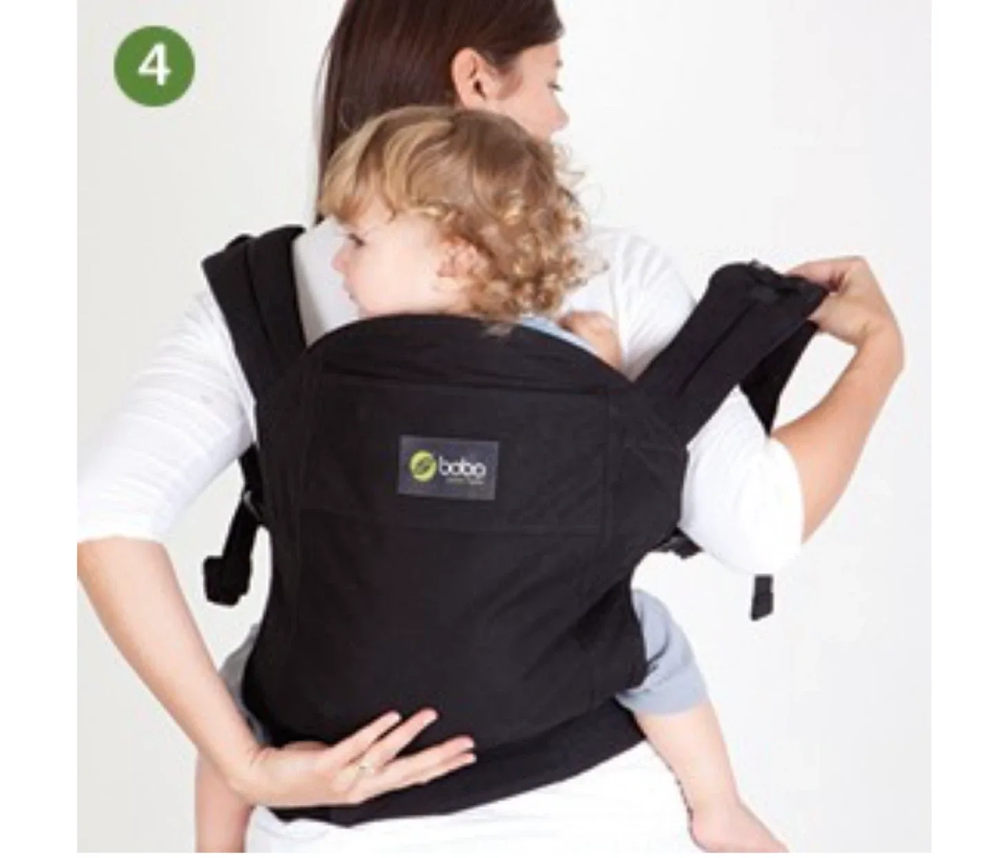 Boba 4G Baby Carrier Black 7-45 Pounds image indicator(10)