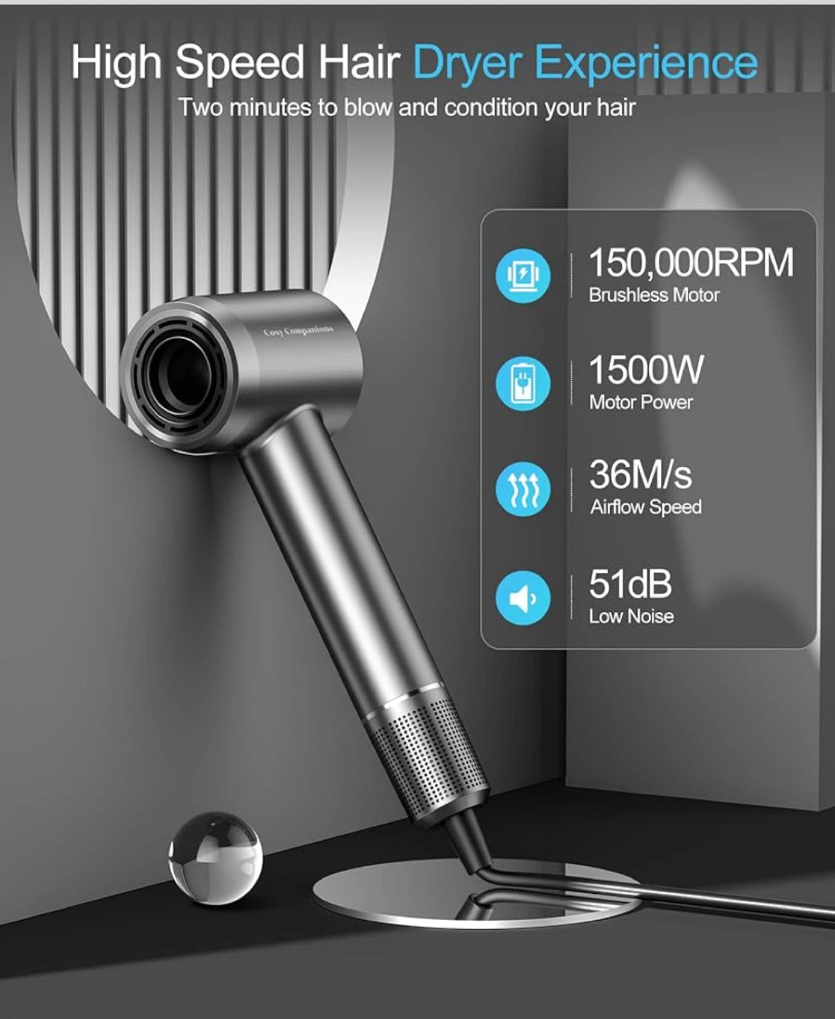 Cosy Companions High Speed Hair Dryer - photo 5
