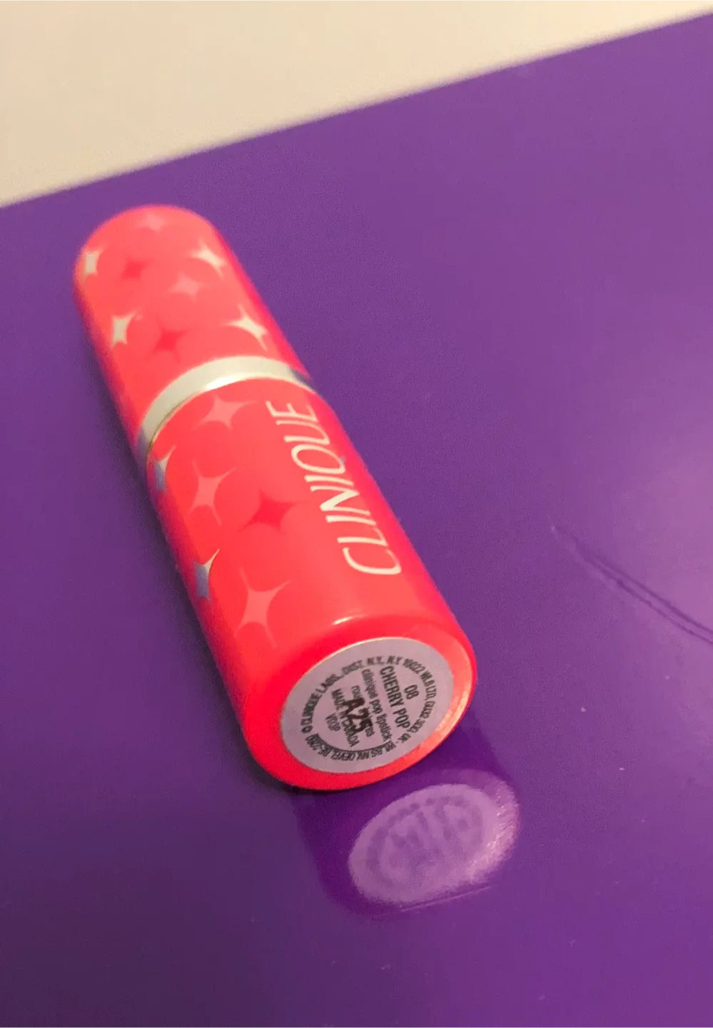 Clinique Cherry Pop Lipstick 💄 image indicator(3)