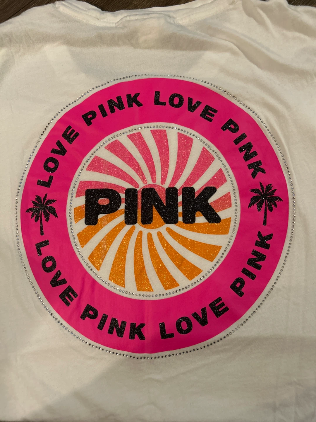 PINK Victoria's Secret White  Tee - photo 5
