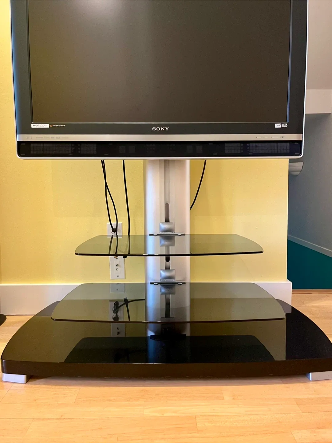 FREE Adjustable TV Stand Mount (Great condition) thumbnail