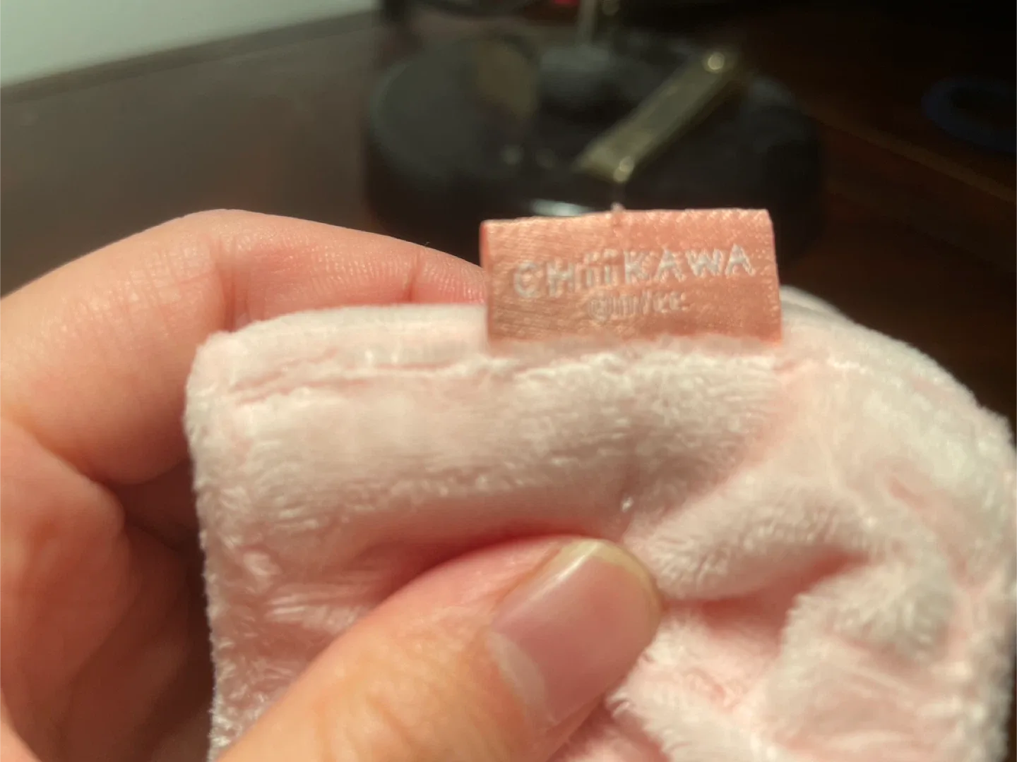 Chiikawa Pink Plush Headband - New image indicator(4)