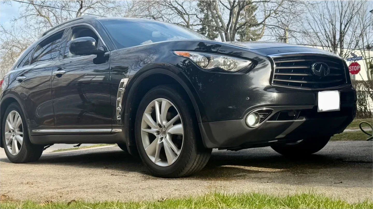 Black Infiniti FX35 SUV 2012 image indicator(3)