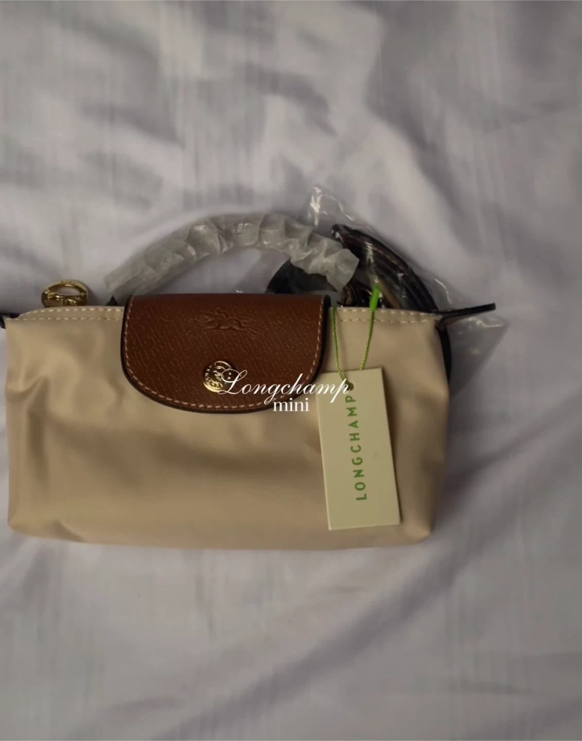 Longchamp Le Pliage Original Pouch with Handle - Paper - photo 2