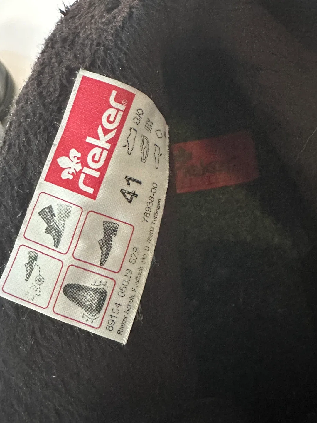 RIEKER Black Leather Heeled Ankle Boots - Size EUR41/ US10 image indicator(6)