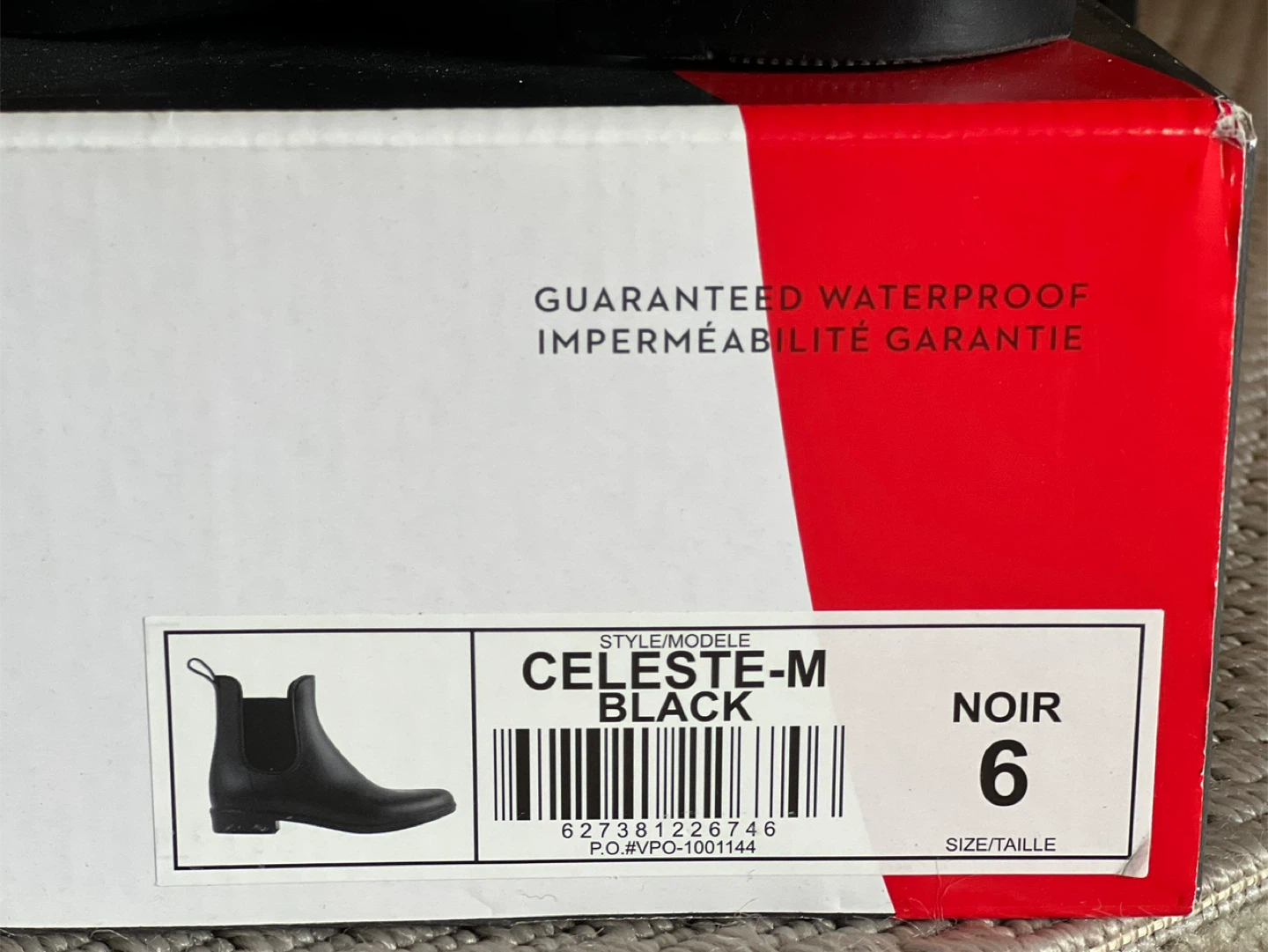 Cougar Storm Celeste-M Black Waterproof Chelsea Boots - Size 6 - photo 4