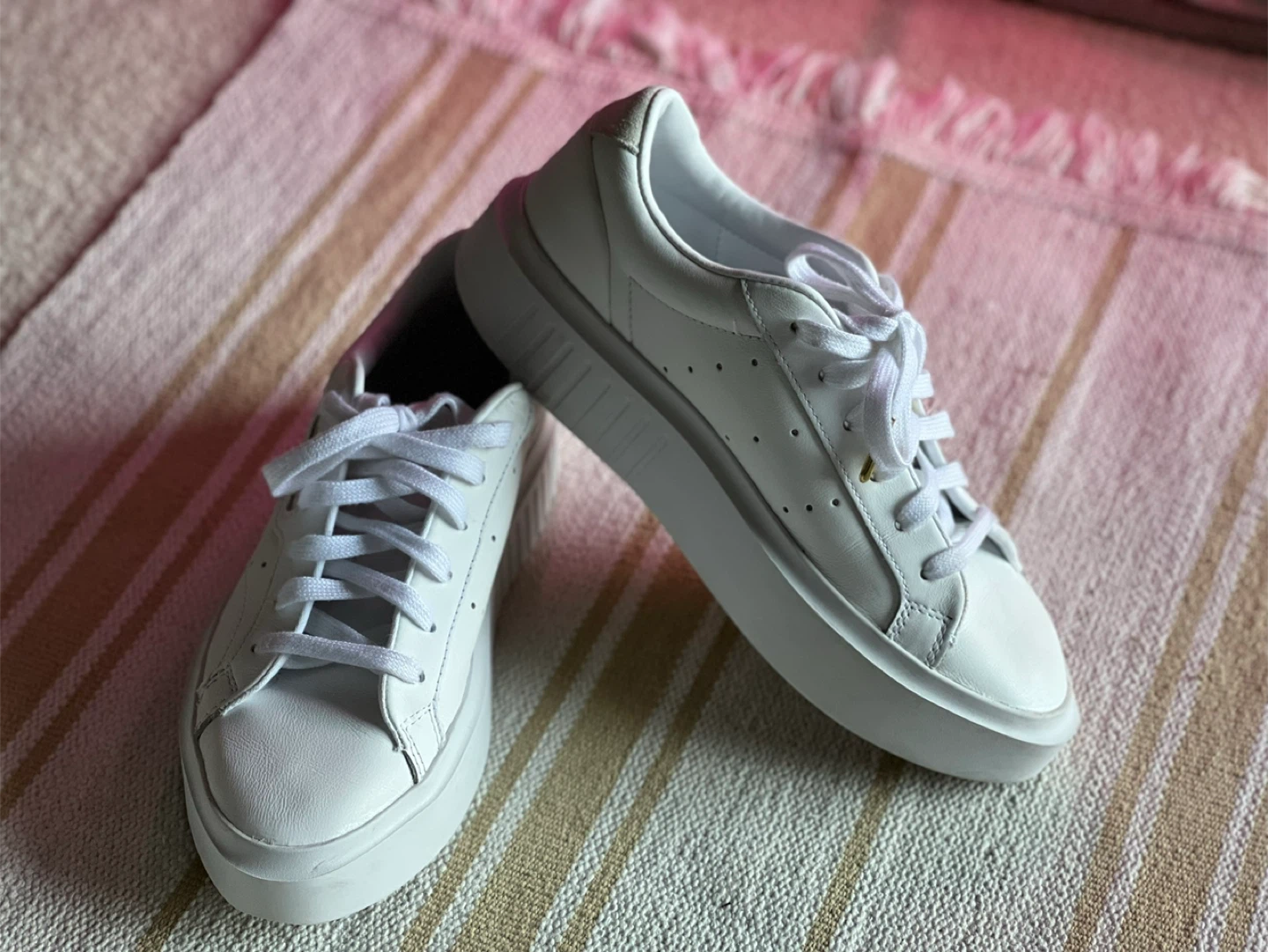 Adidas Sleek Super Women's White Sneakers - photo 2