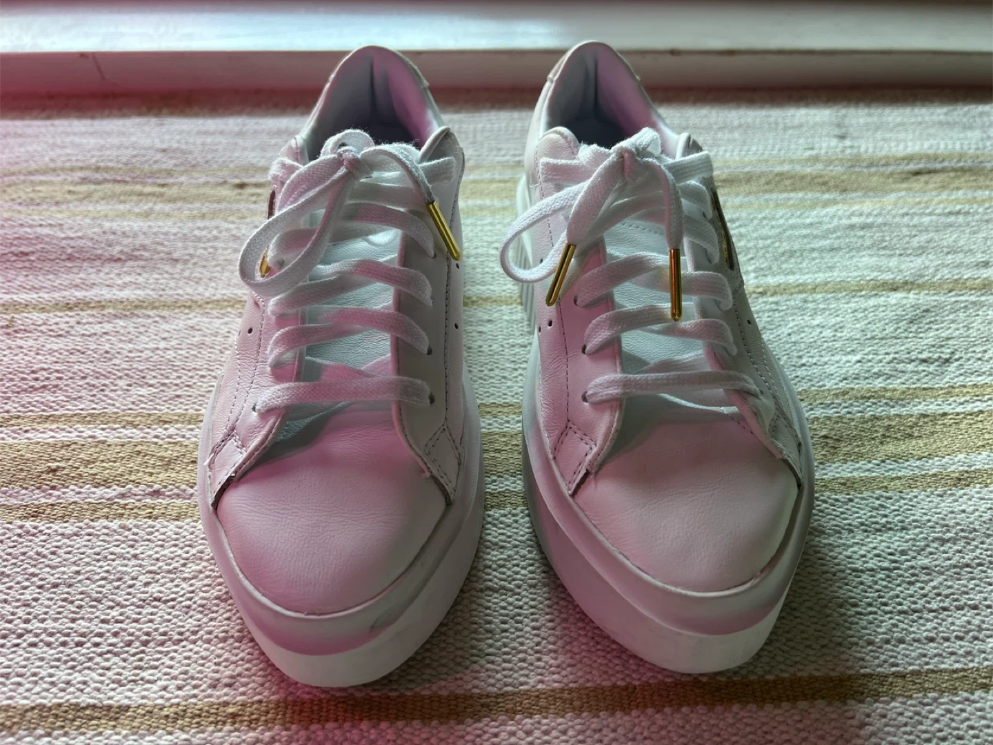 Adidas Sleek Super Women's White Sneakers - photo 5