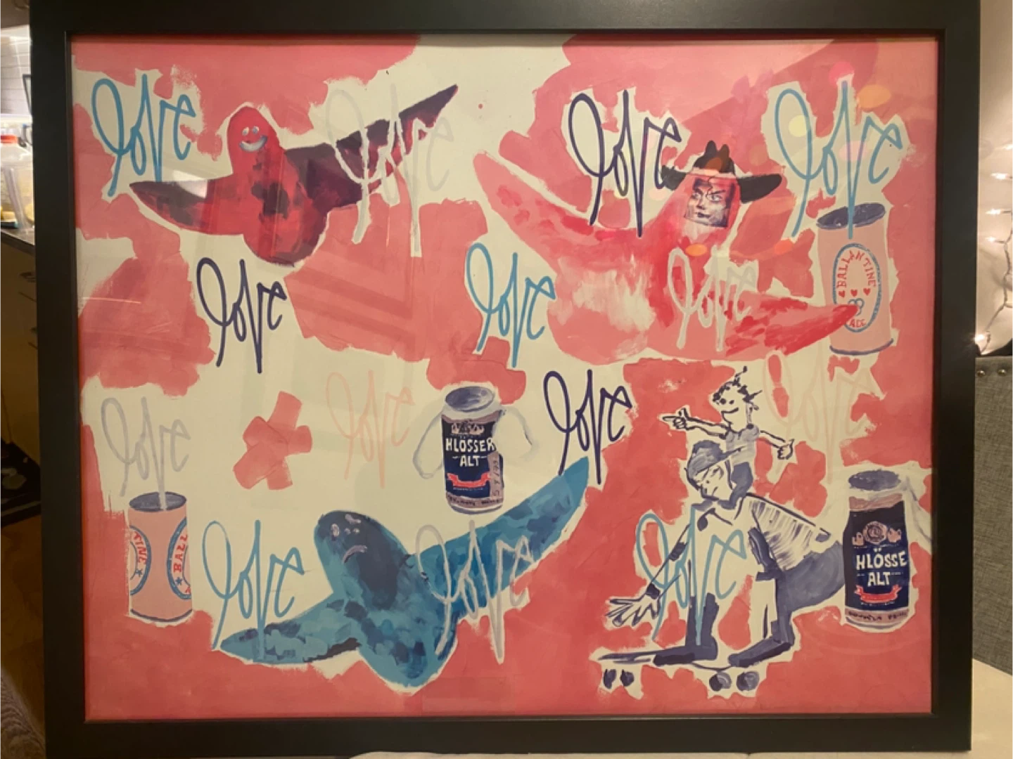 Curtis Kulig & Mark Gonzales Framed Poster