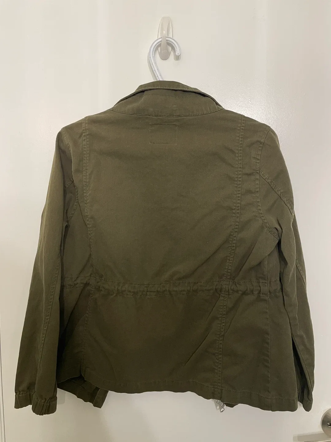 Old Navy Olive Green Jacket - Size M Petite image indicator(3)