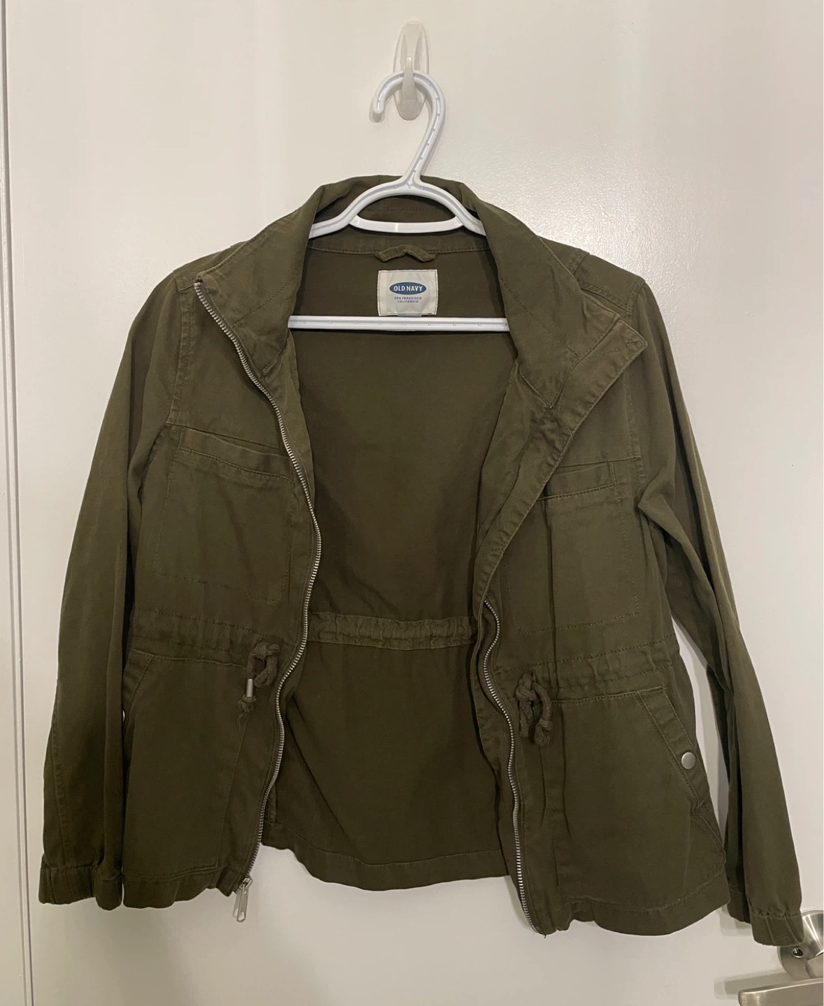 Old Navy Olive Green Jacket - Size M Petite