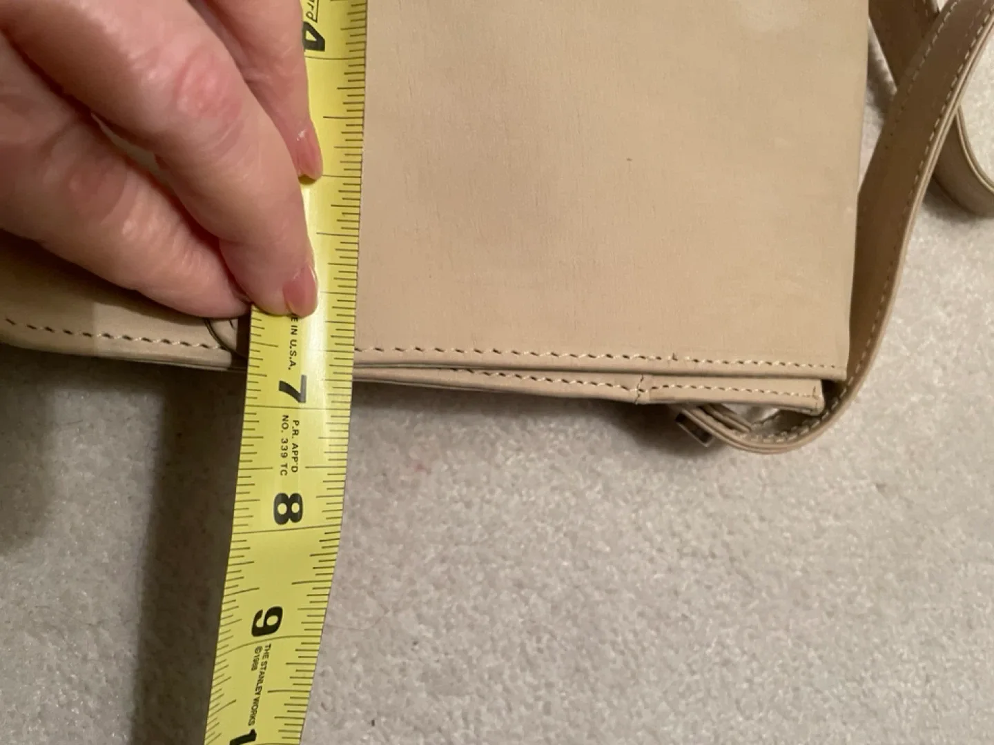 Beige Pegabo Crossbody Bag image indicator(4)