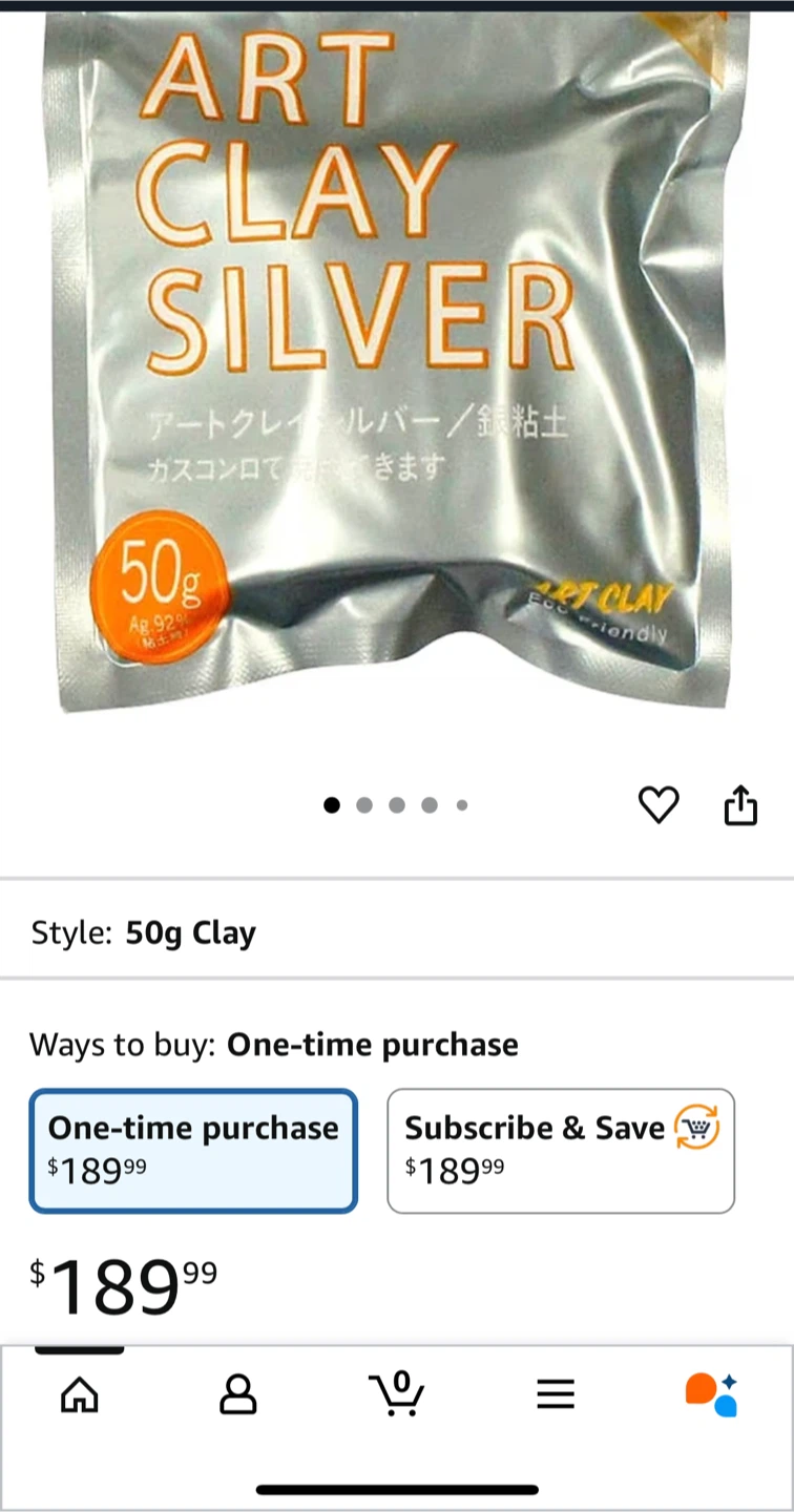 Art Clay Silver - 50g Pack - photo 3