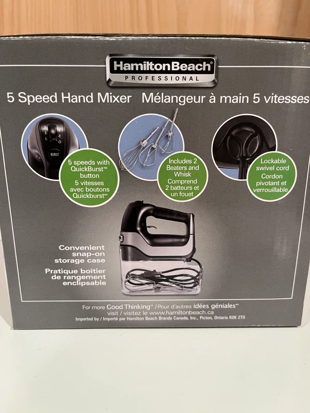 Hamilton Beach Professional 5-Speed Hand Mixer image indicator(3)