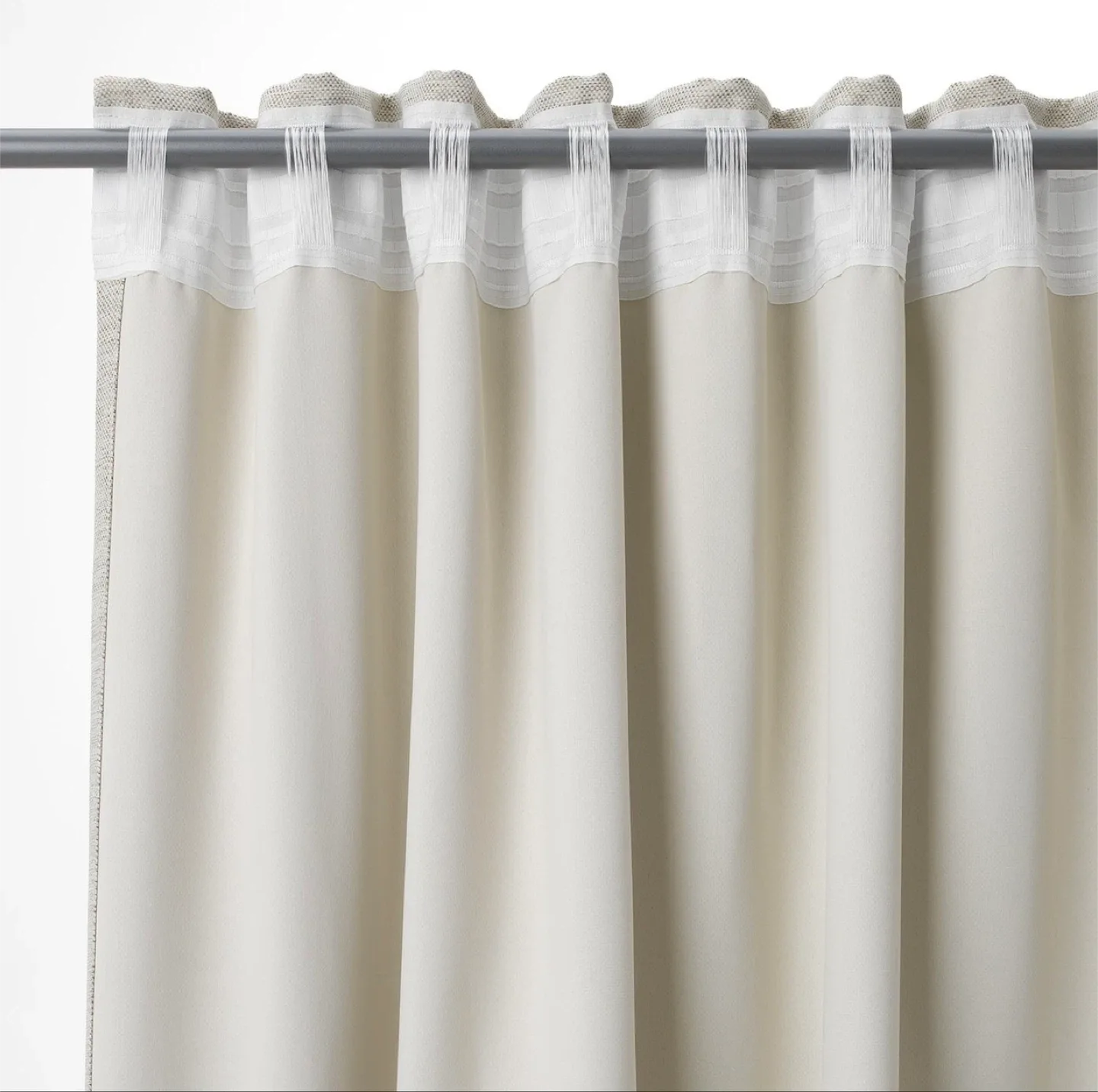 Beige IKEA Blackout Curtains image indicator(6)