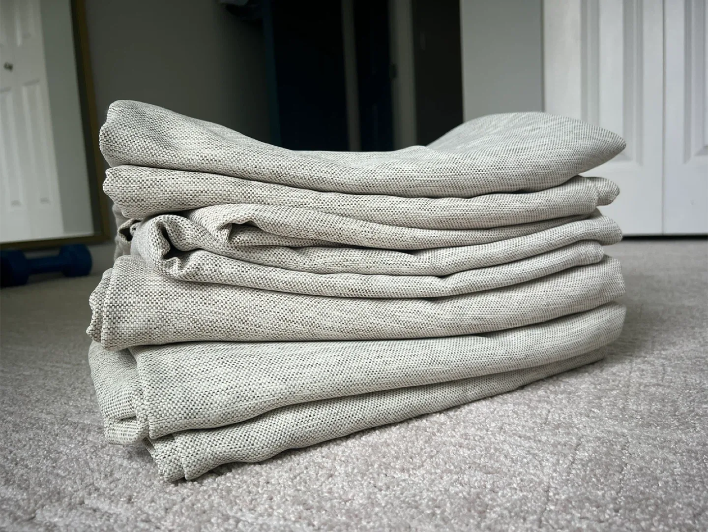 Beige IKEA Blackout Curtains image indicator(9)