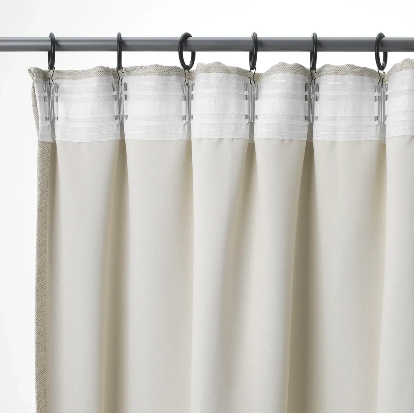 Beige IKEA Blackout Curtains image indicator(7)