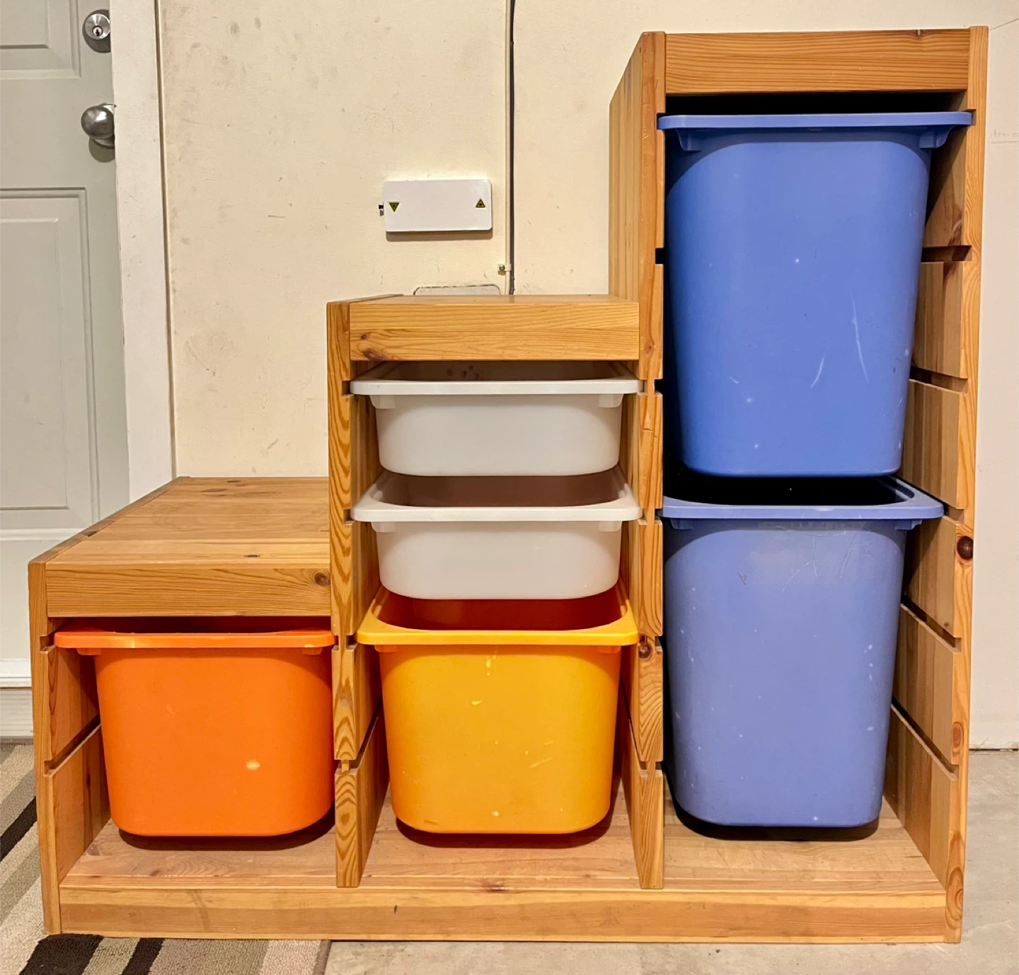 FREE Storage Shelf with Bins