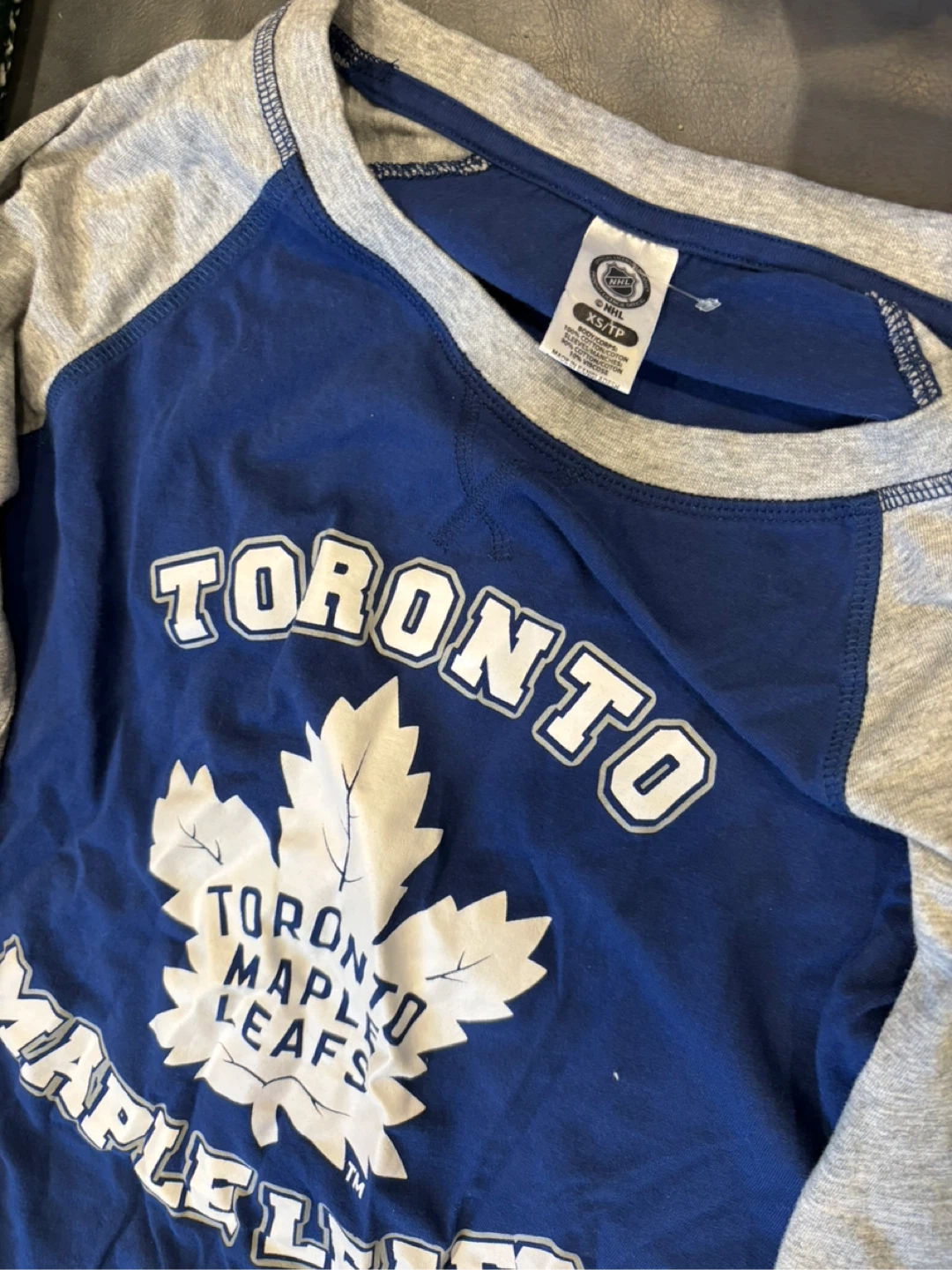 Toronto Maple Leafs XS Long Sleeve Shirt Dress - photo 2