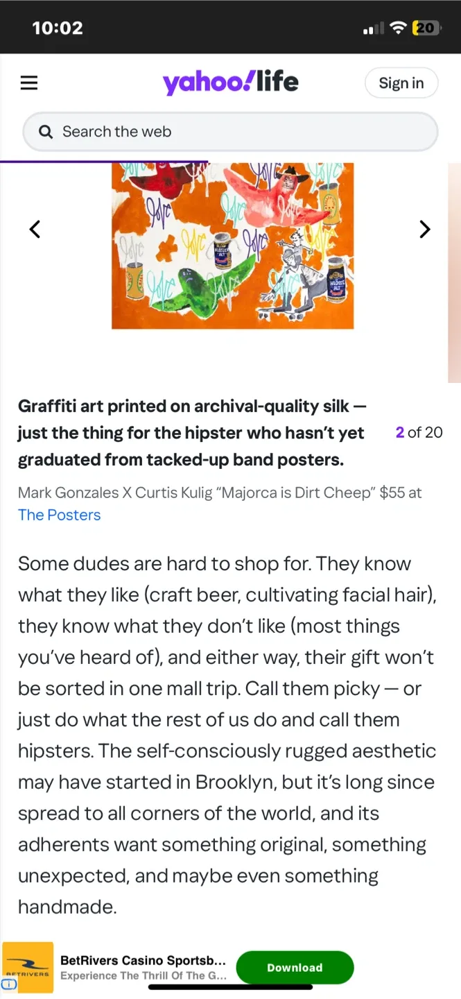 Curtis Kulig & Mark Gonzales Framed Poster image indicator(6)