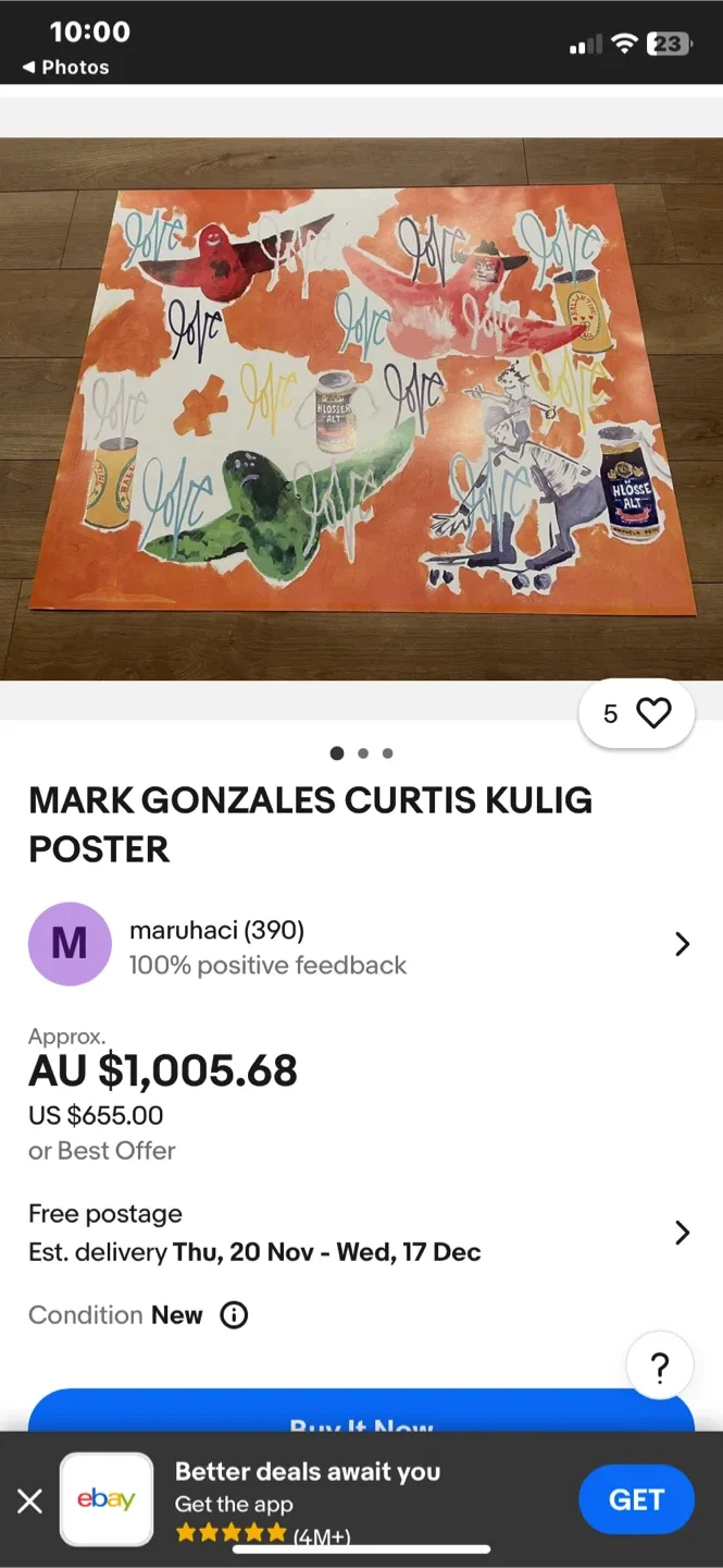 Curtis Kulig & Mark Gonzales Framed Poster image indicator(4)