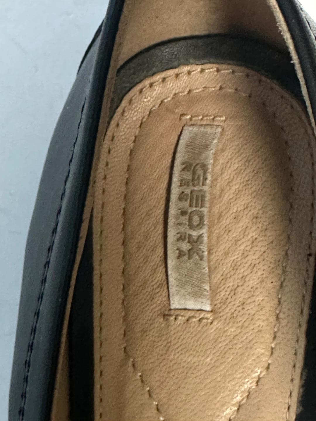 GEOX Black Leather Ballet Flats Size: EUR 38/ US 7-7.5 - photo 4