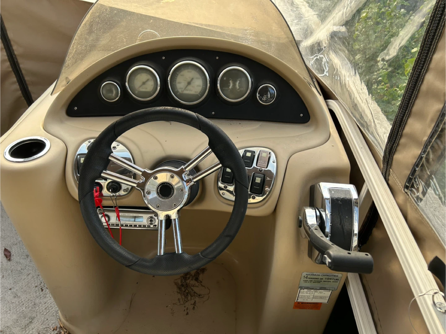 Legend Pontoon Boat w/ Mercury 60 Bigfoot Motor